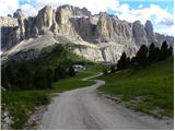 Passo Gardena - Lech de Crespeina